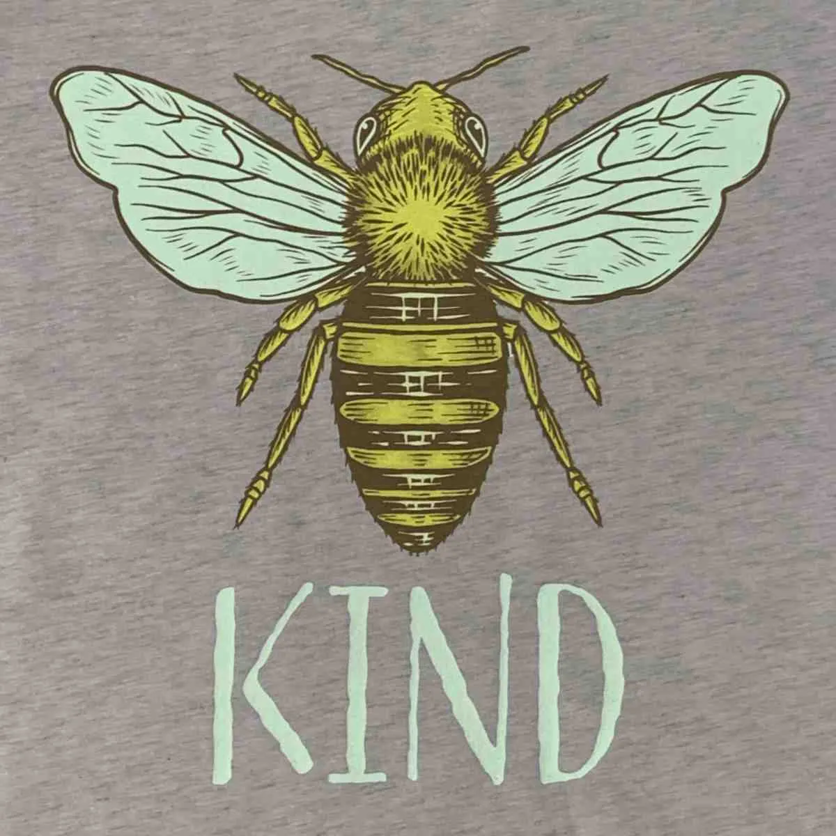 Bee Kind T-Shirt - Heather Prism Lilac