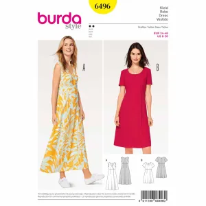 BURDA - 6496 Ladies Dress