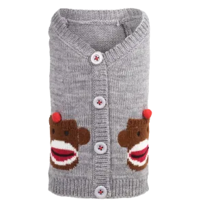 Cardigan Sweater | Sock Monkey