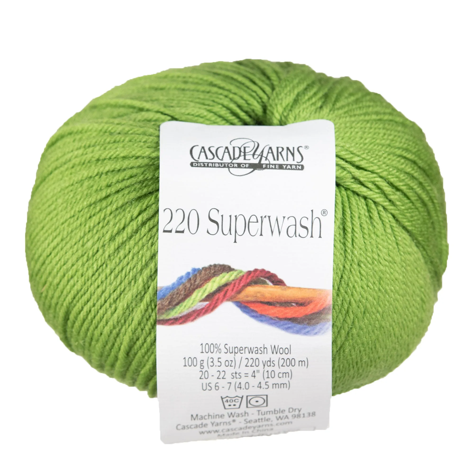 Cascade Yarns 220 Superwash Yarn - 0841 Moss