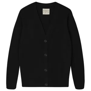 Cashmere Oversize Cardigan in Black