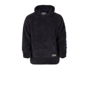 Charlie - Men's Bear Fleece Hooded Top - Charcoal