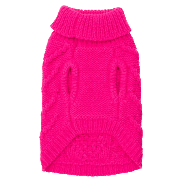 Chunky Knit Sweater | Pink