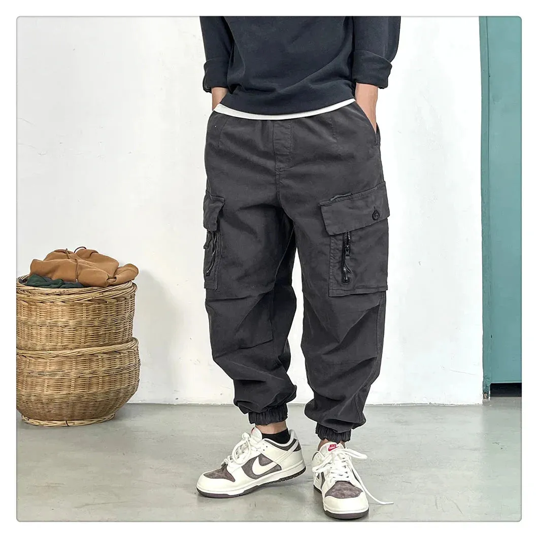 Cuffed Utility Cargo Pants