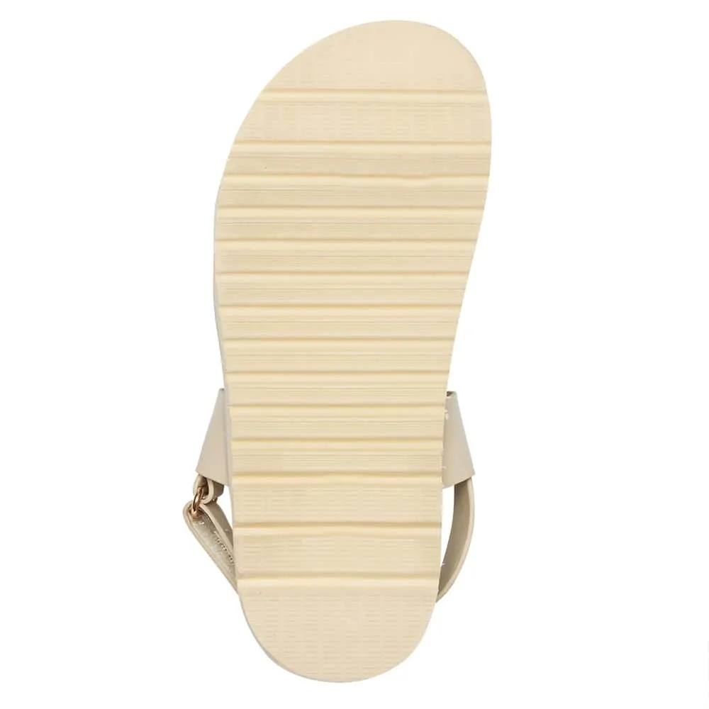 Daisy Sandal in Beige Smooth