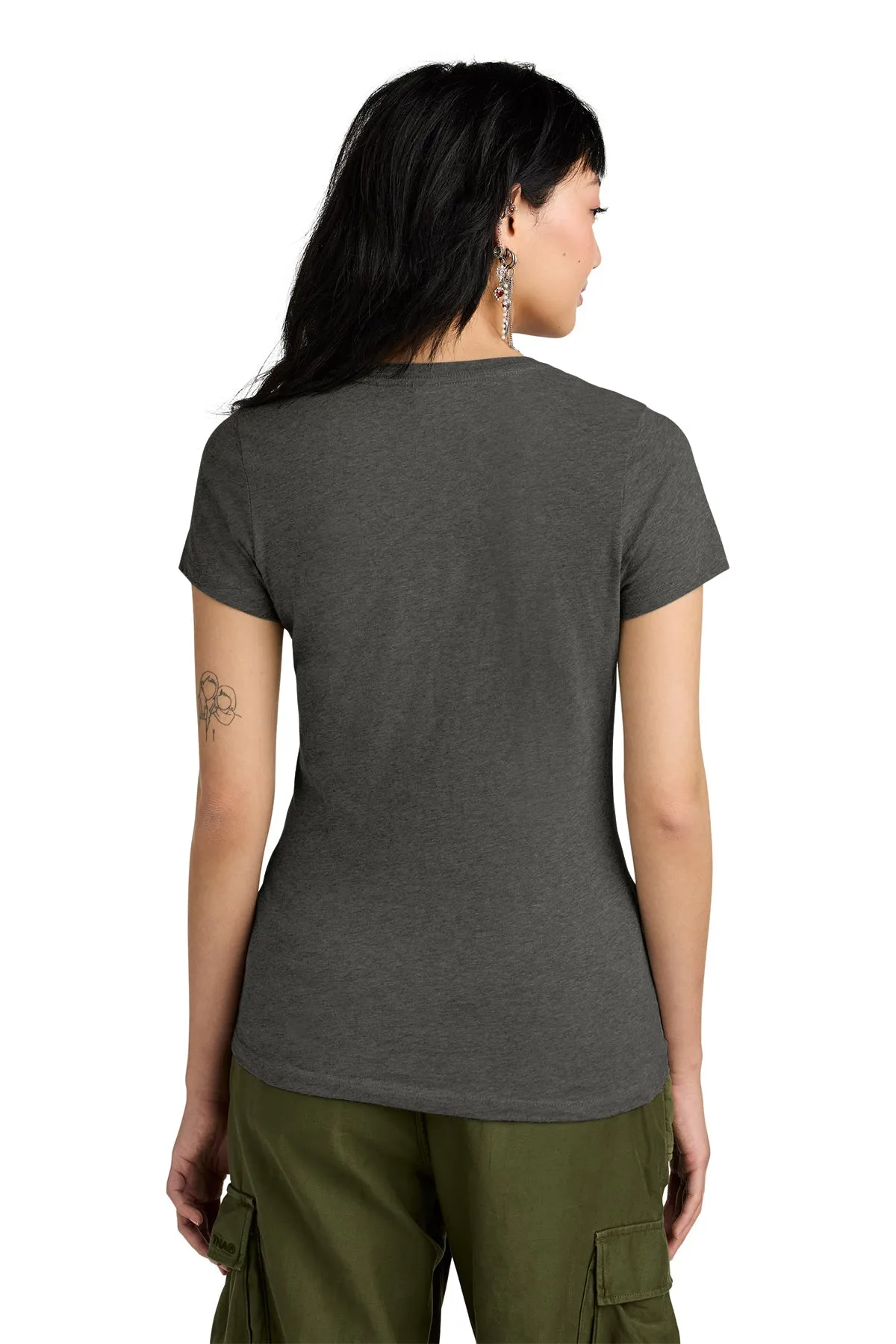 District Women’s Perfect Weight Custom Tees, Heathered Charcoal