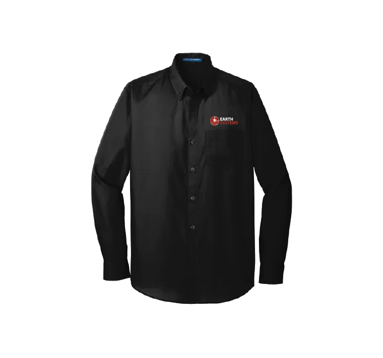 Earth Systems - Men's Long Sleeve Poplin Shirt