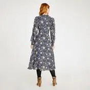 Frilled Garden Print Dress