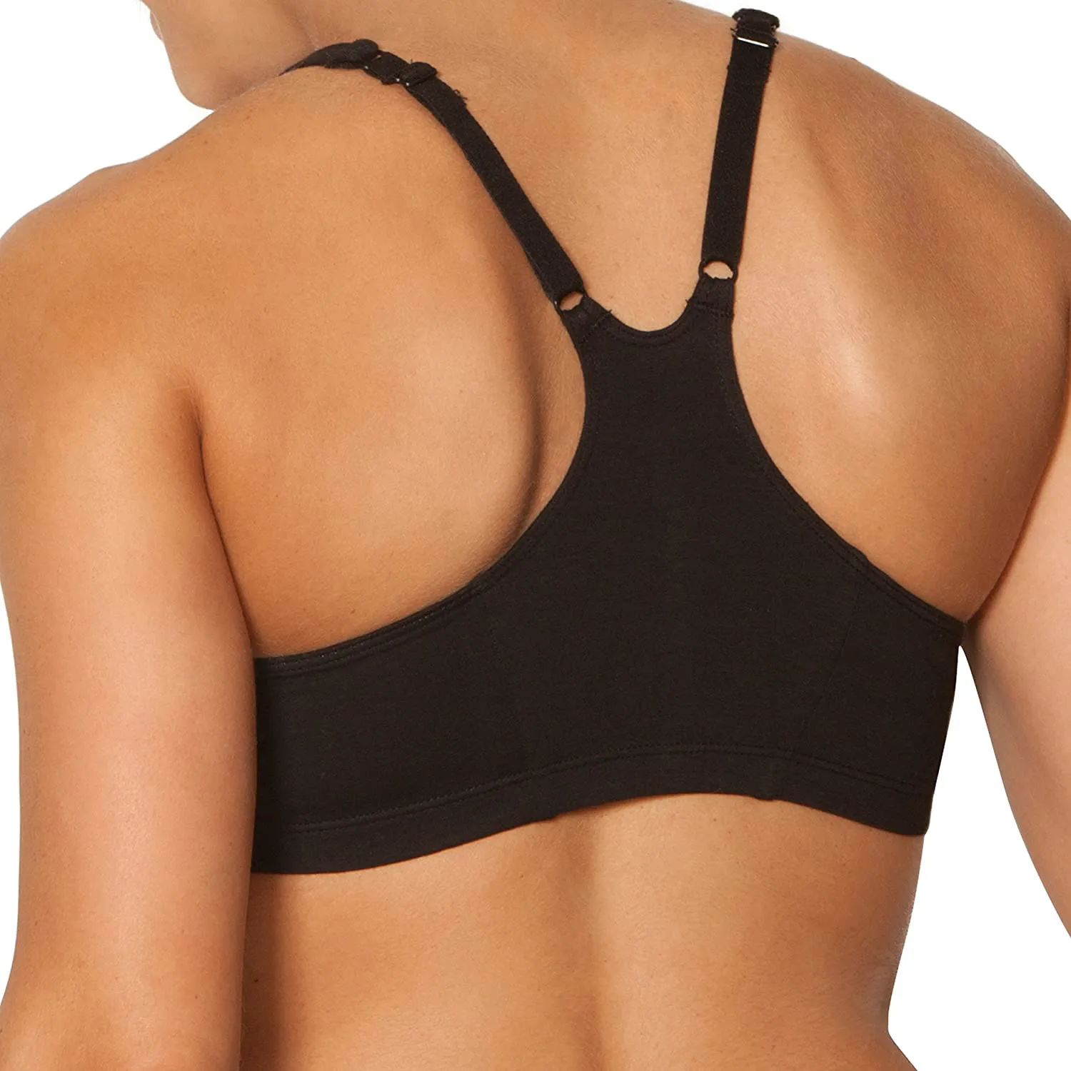 Fruit of the Loom Women's 3pk Shirred Front Racerback Sport Bras