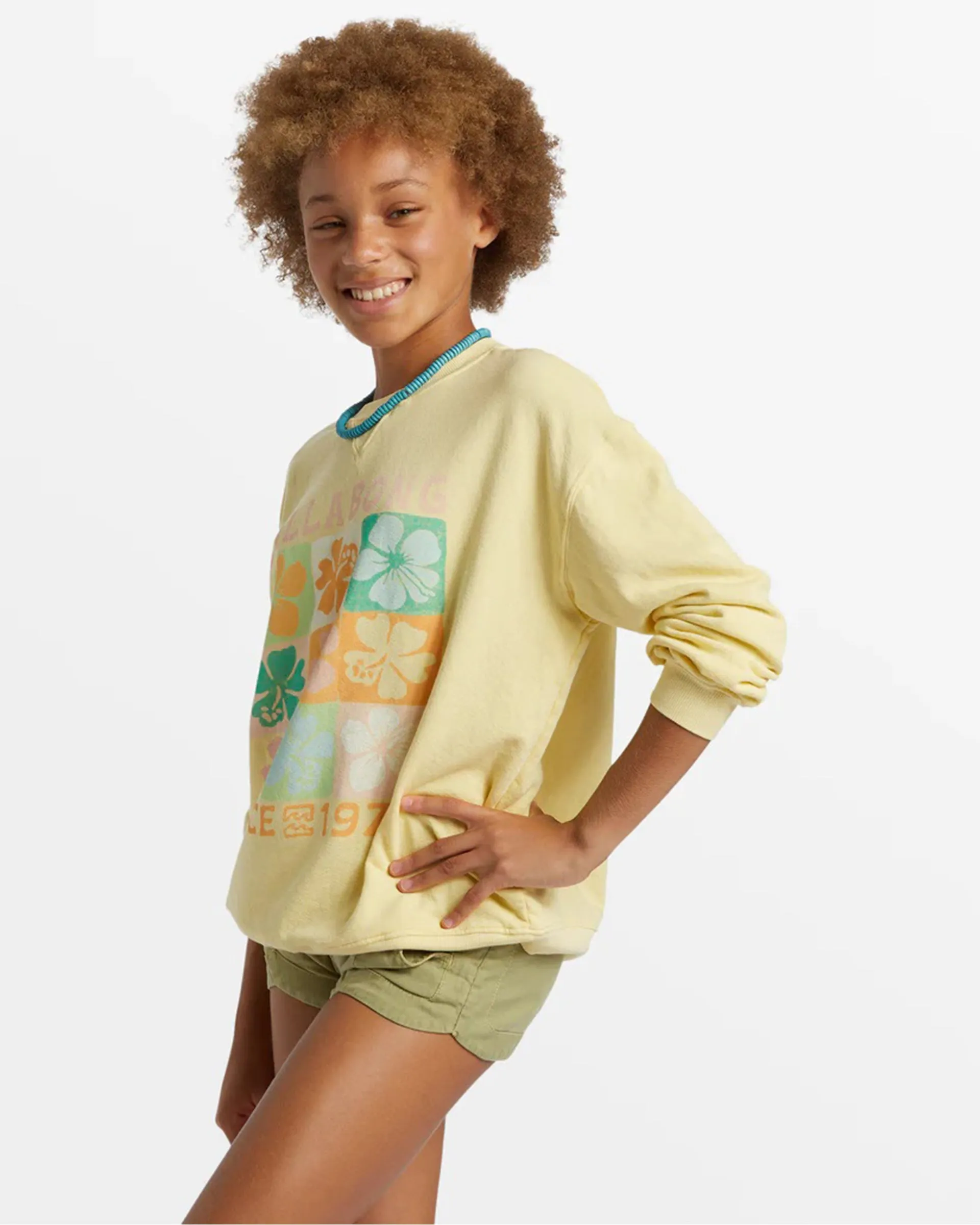 Girl's (6-14) Making Waves Crewneck Sweatshirt