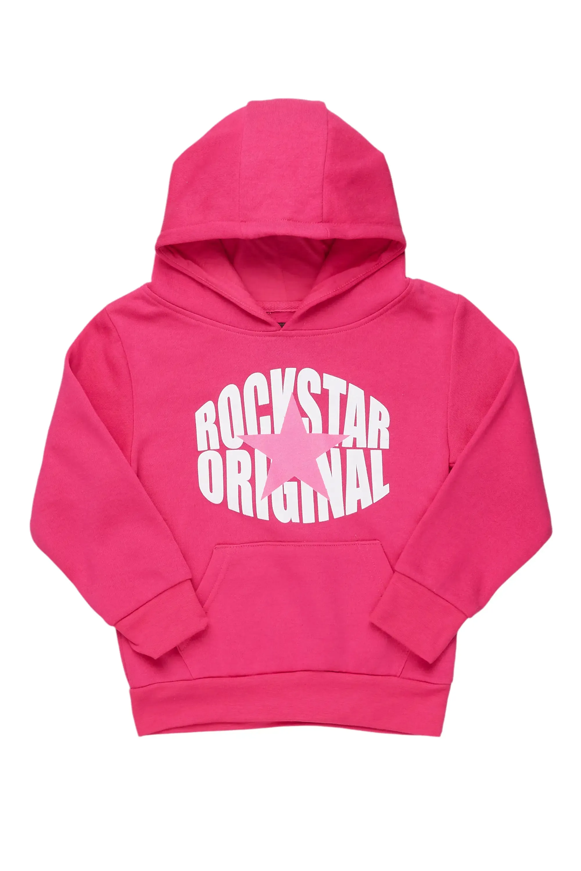 Girls Mia Fuchsia Graphic Hoodie