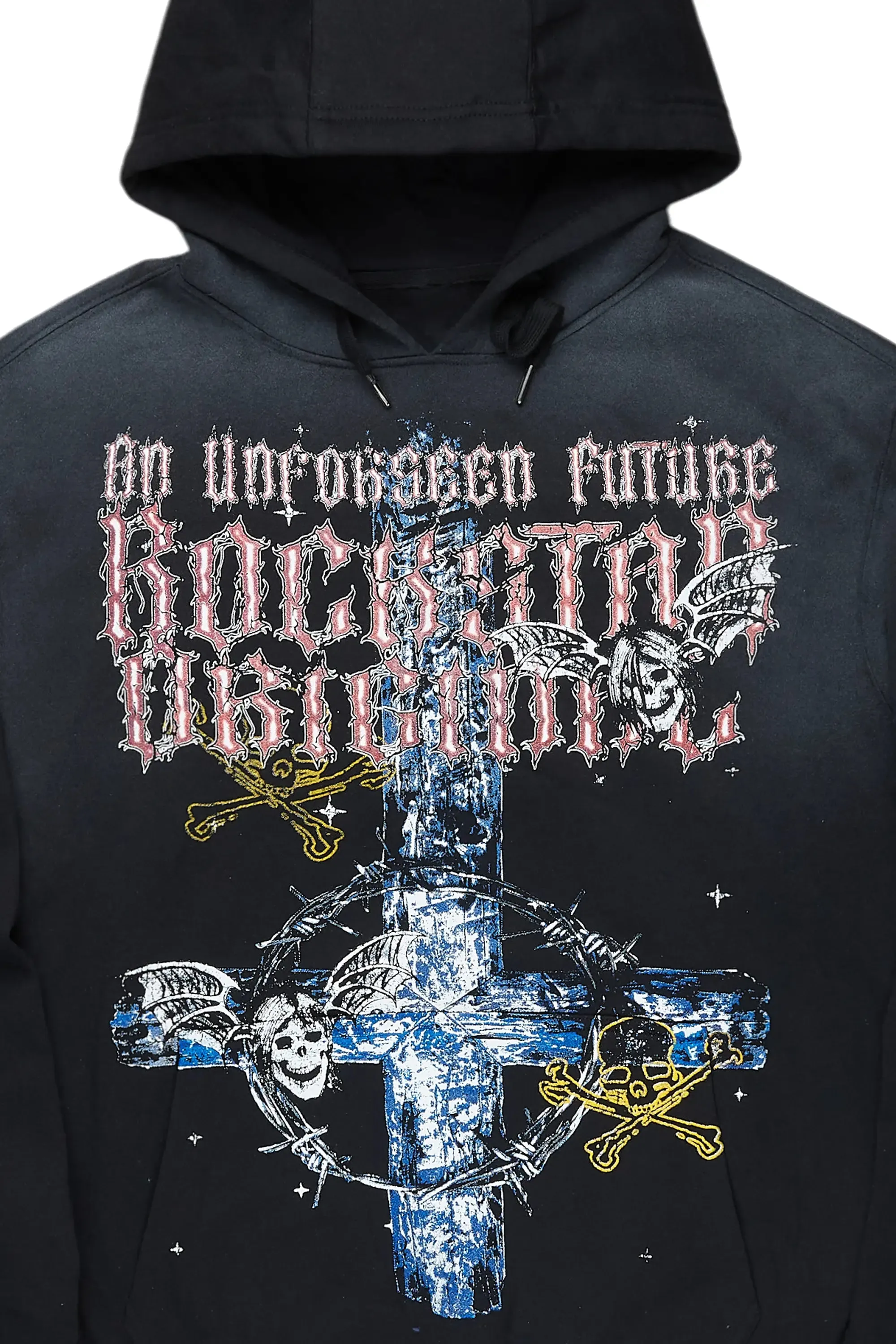 Hagan Black Graphic Hoodie