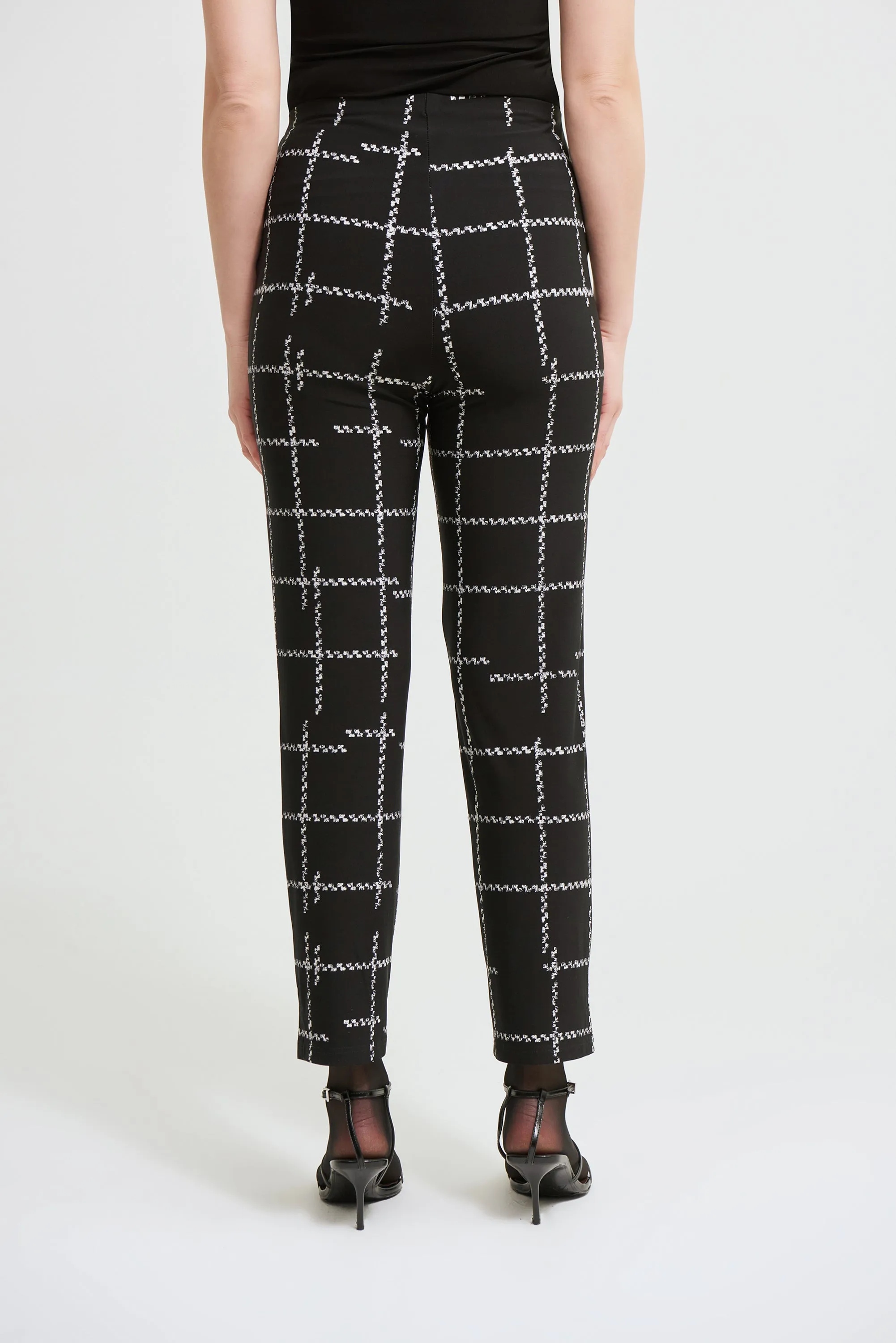 Joseph Ribkoff Check Print Leggings