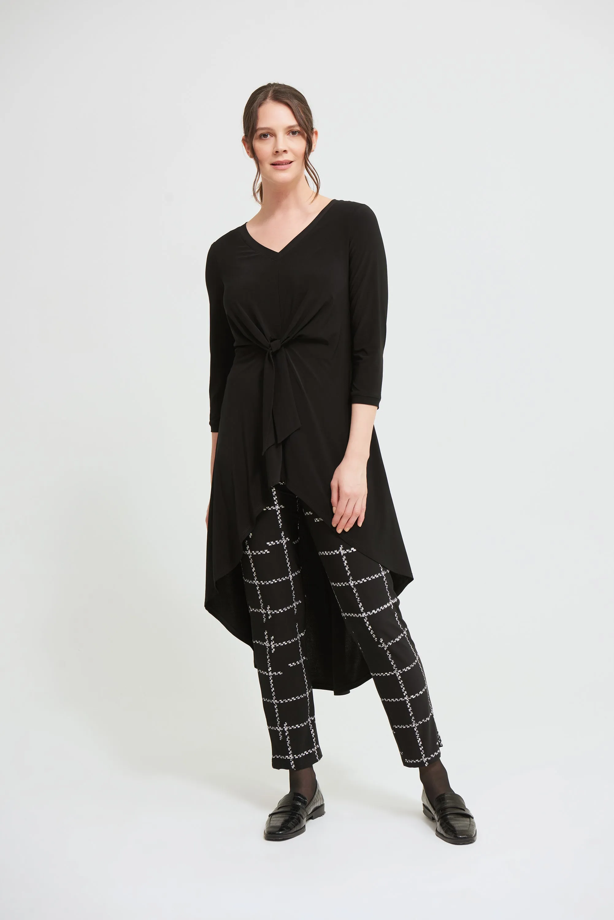 Joseph Ribkoff Check Print Leggings