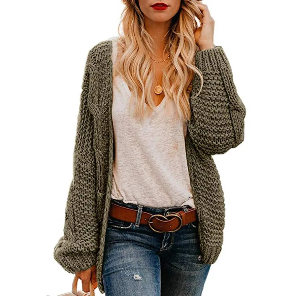 KARI CABLEKNIT CARDIGAN