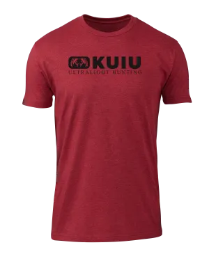 KUIU Block Logo T-Shirt | Cardinal