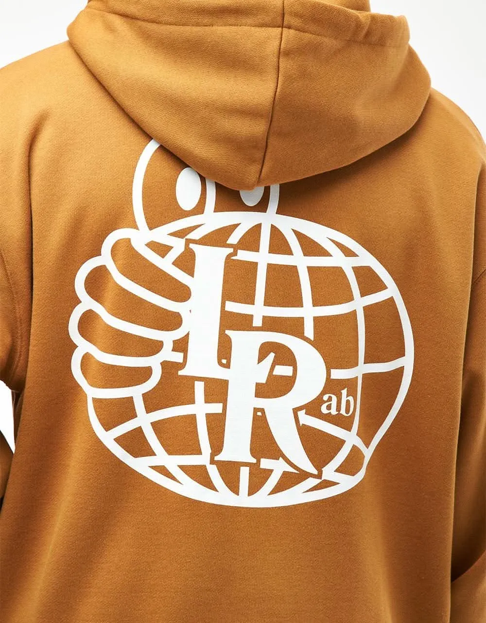 Last Resort AB Atlas Monogram Pullover Hoodie - Golden Brown/White