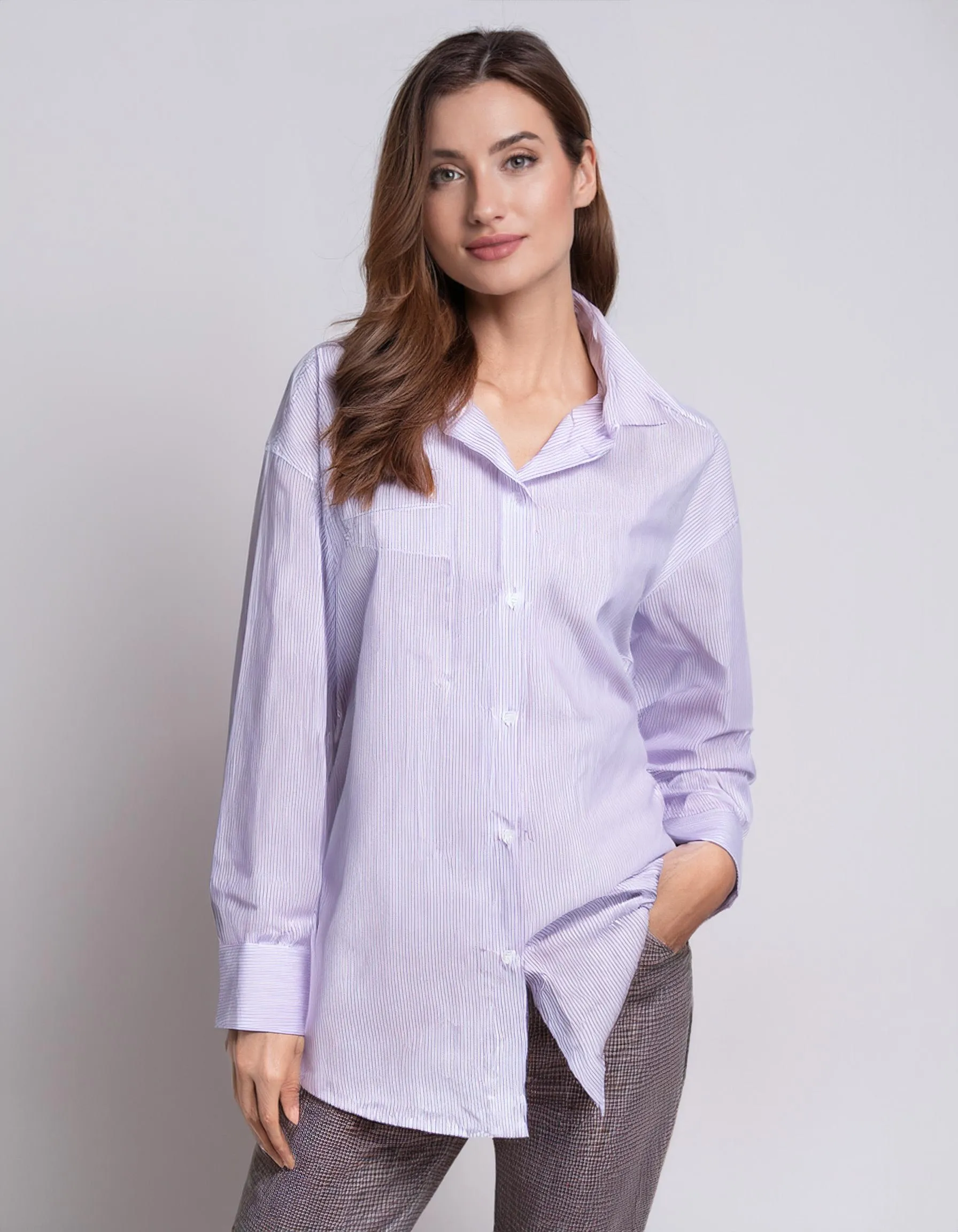 Light Purple Formal Dress Shirt