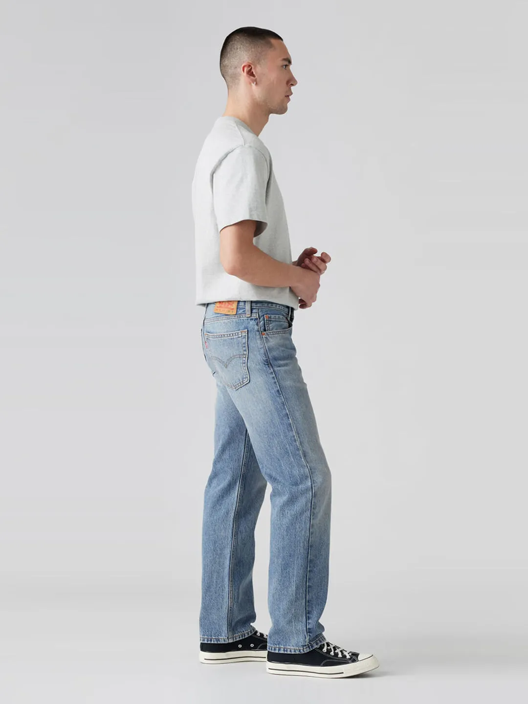 Men's 555 96 Relaxed Straight Fit Blue Jeans