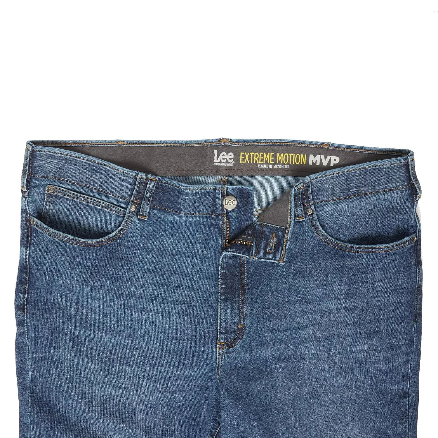 Men's Big and Tall Extreme Motion MVP Lee Relaxed Straight Fit Jeans