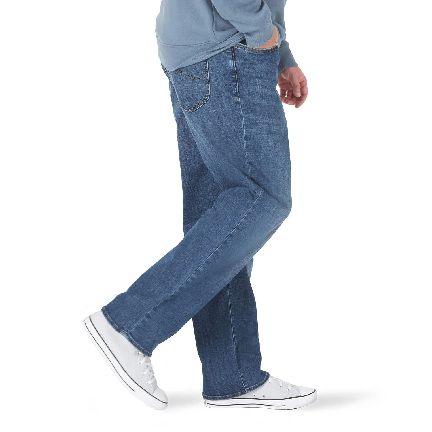 Men's Big and Tall Extreme Motion MVP Lee Relaxed Straight Fit Jeans