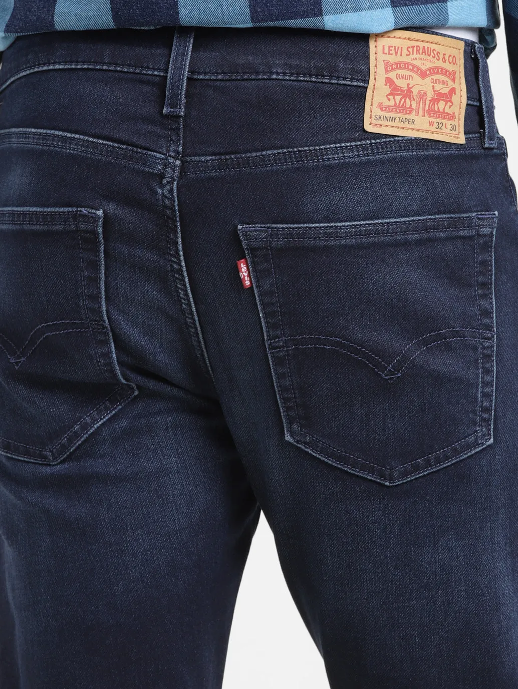 Men's Skinny Tapered Blue Jeans