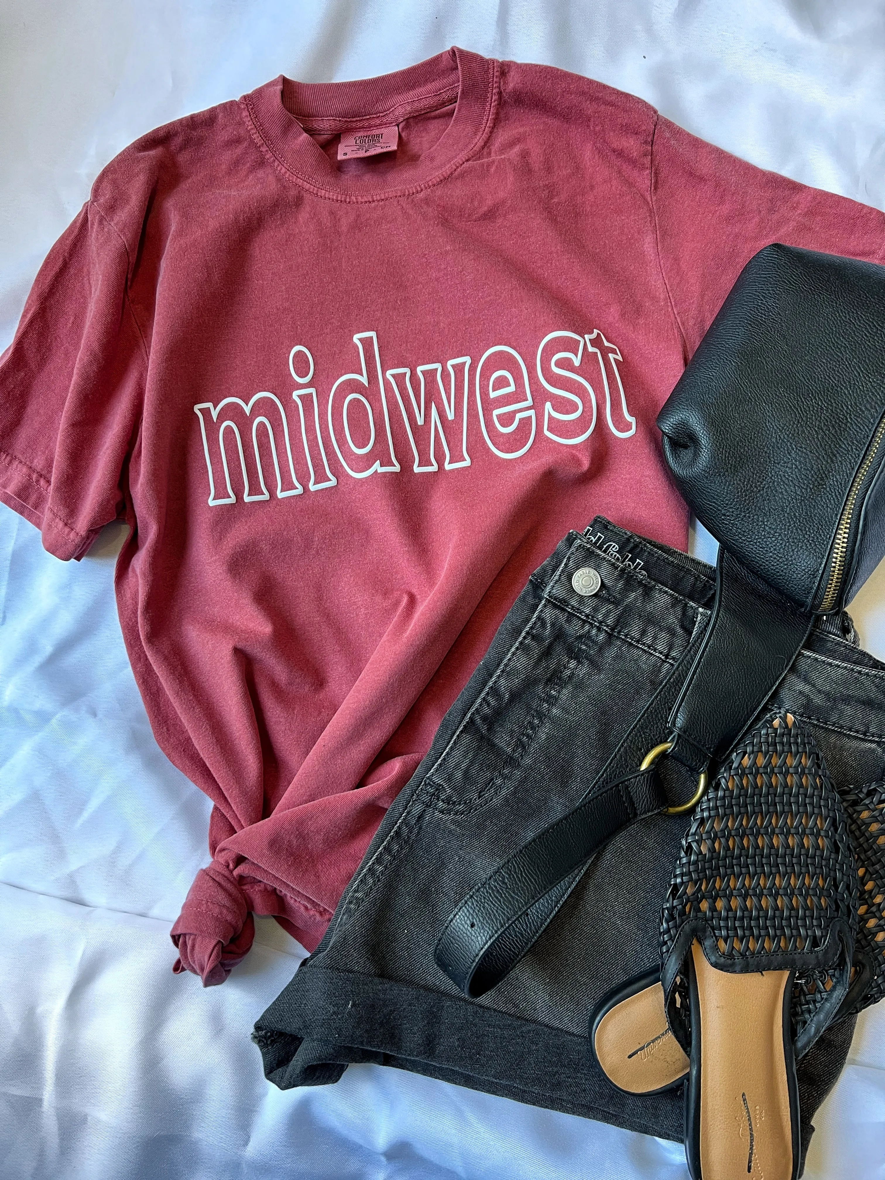 MIDWEST - Puff Crimson Comfort Colors