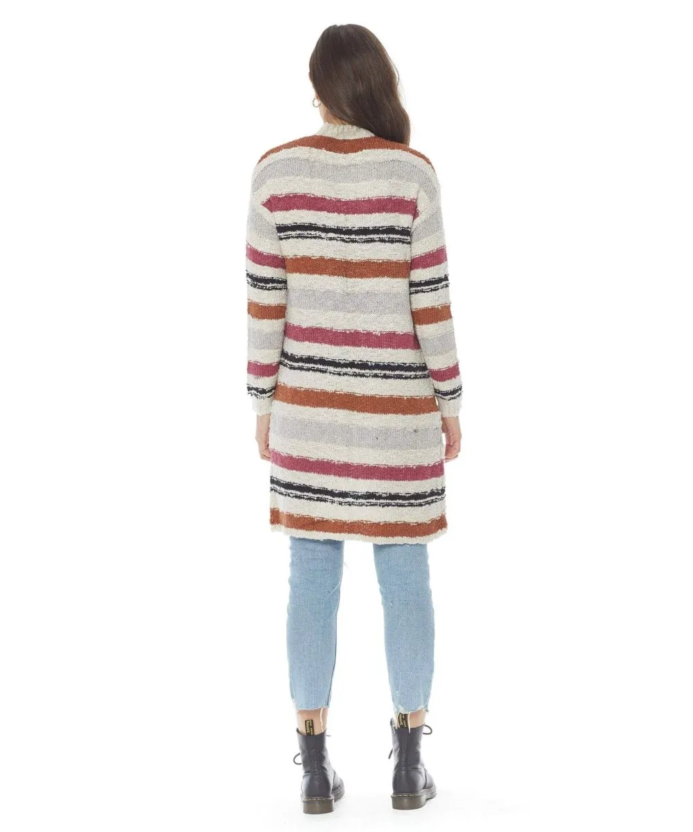 Multi-stripe LS Open Front Duster