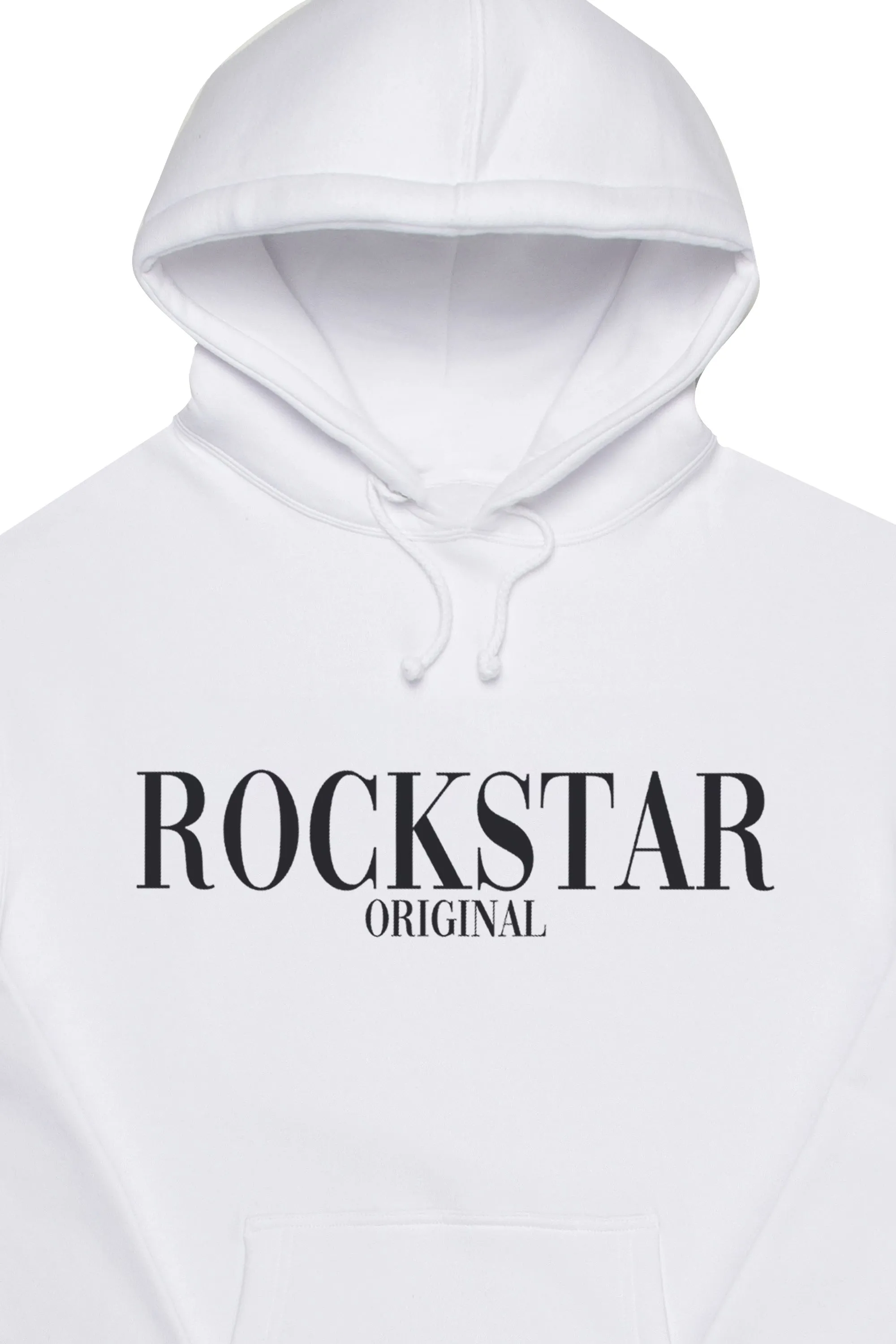 Octavio Graphic Hoodie-White/Black