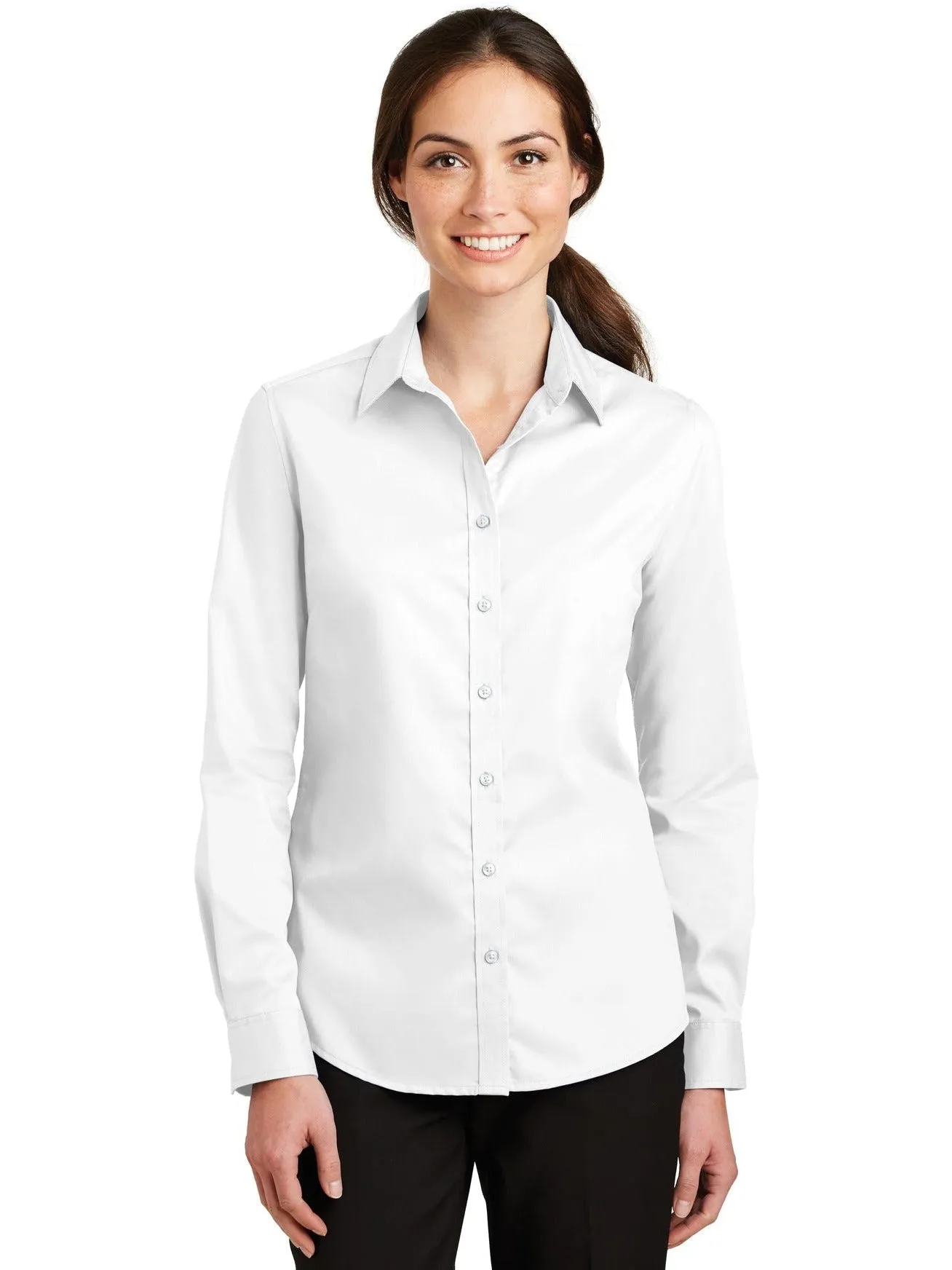 Port Authority Ladies Superpro Twill Shirt