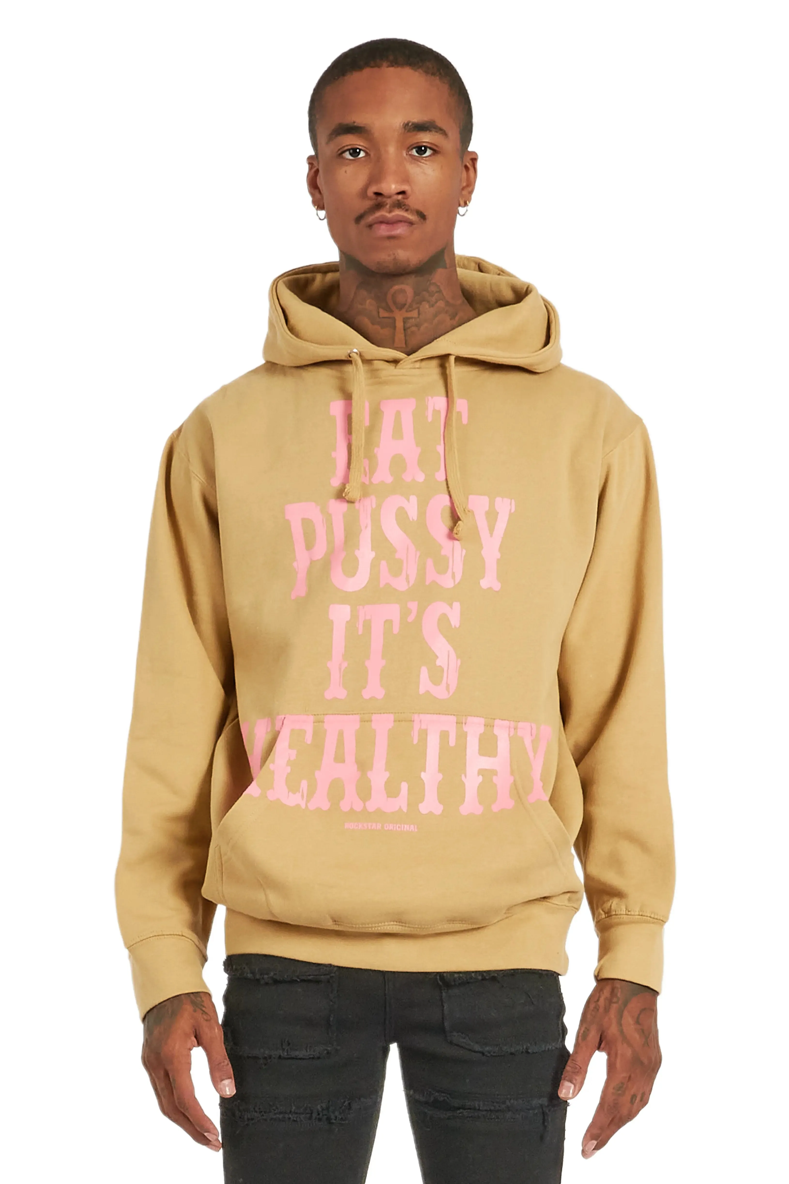 Posse Beige Graphic Hoodie