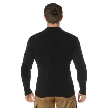 Quarter Zip Acrylic Commando Sweater