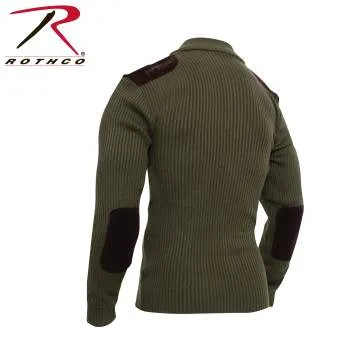 Quarter Zip Acrylic Commando Sweater