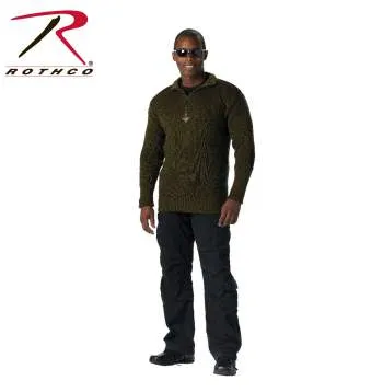 Quarter Zip Acrylic Commando Sweater