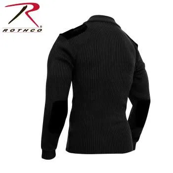 Quarter Zip Acrylic Commando Sweater