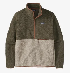 Reclaimed Fleece Pullover - Sage Khaki