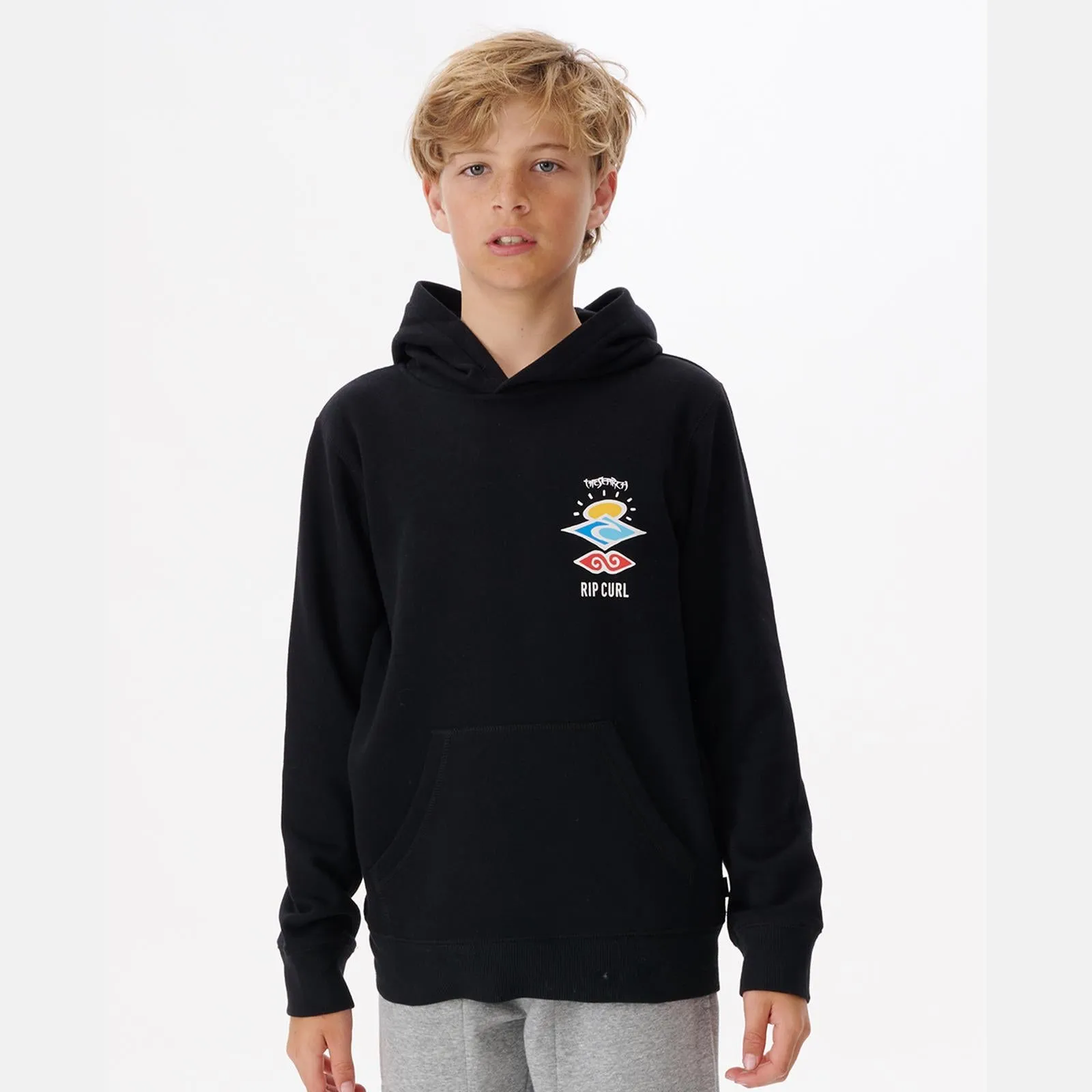 Rip Curl Kids Search Icon Pullover Hoodie