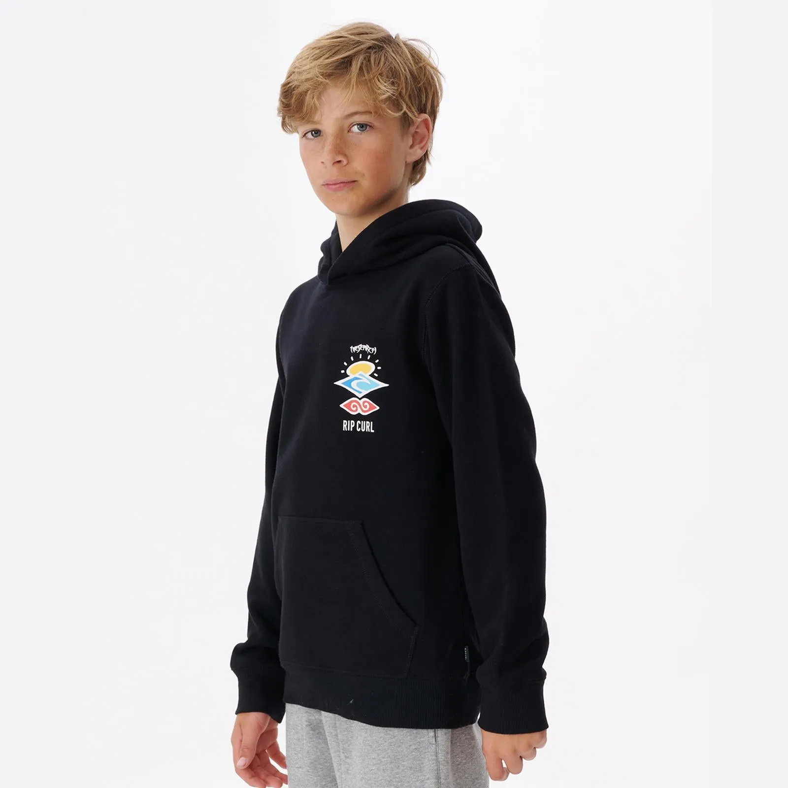 Rip Curl Kids Search Icon Pullover Hoodie