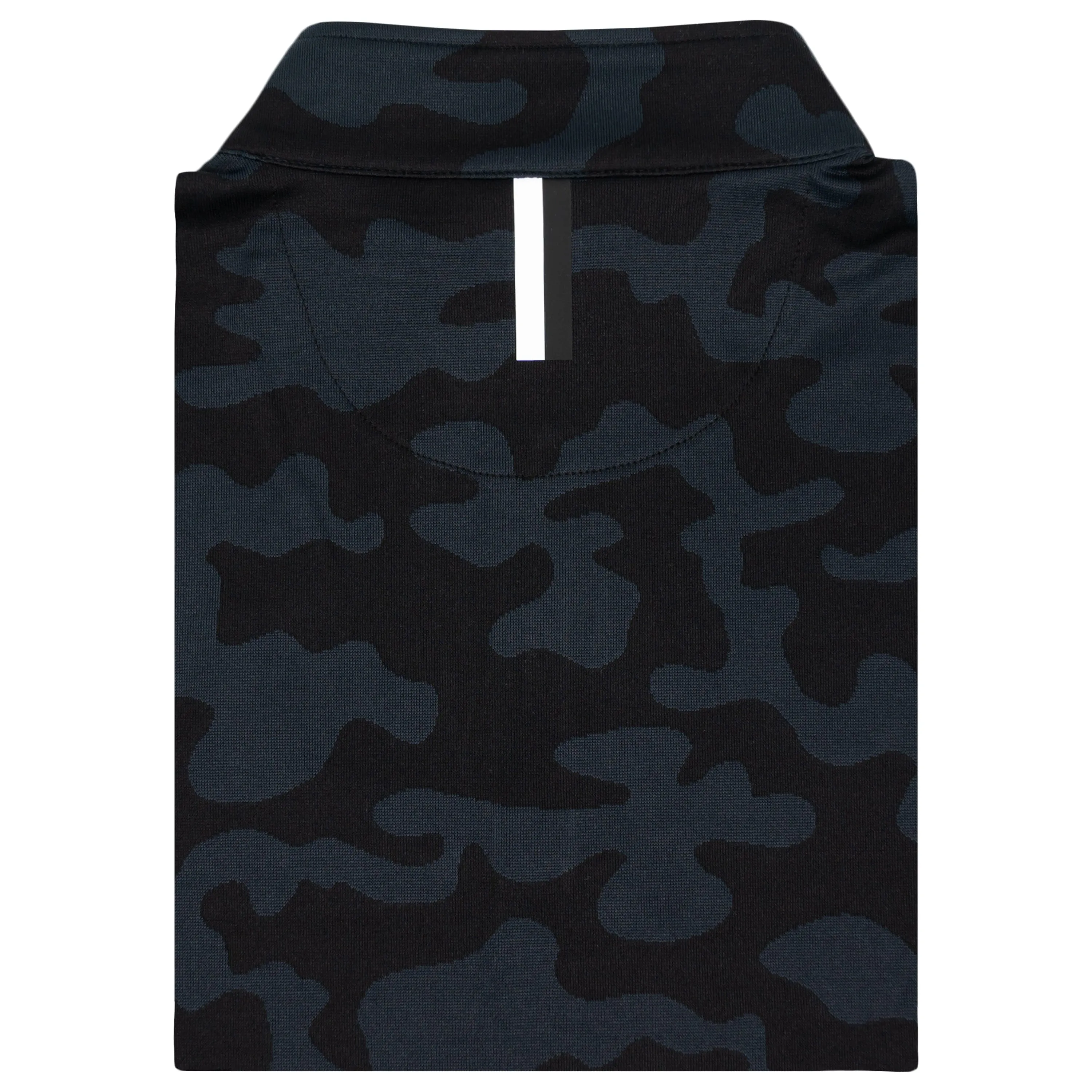 Ruck Camo Jacquard Performance Q-Zip | The Ruck Camo - Black/Nightfall