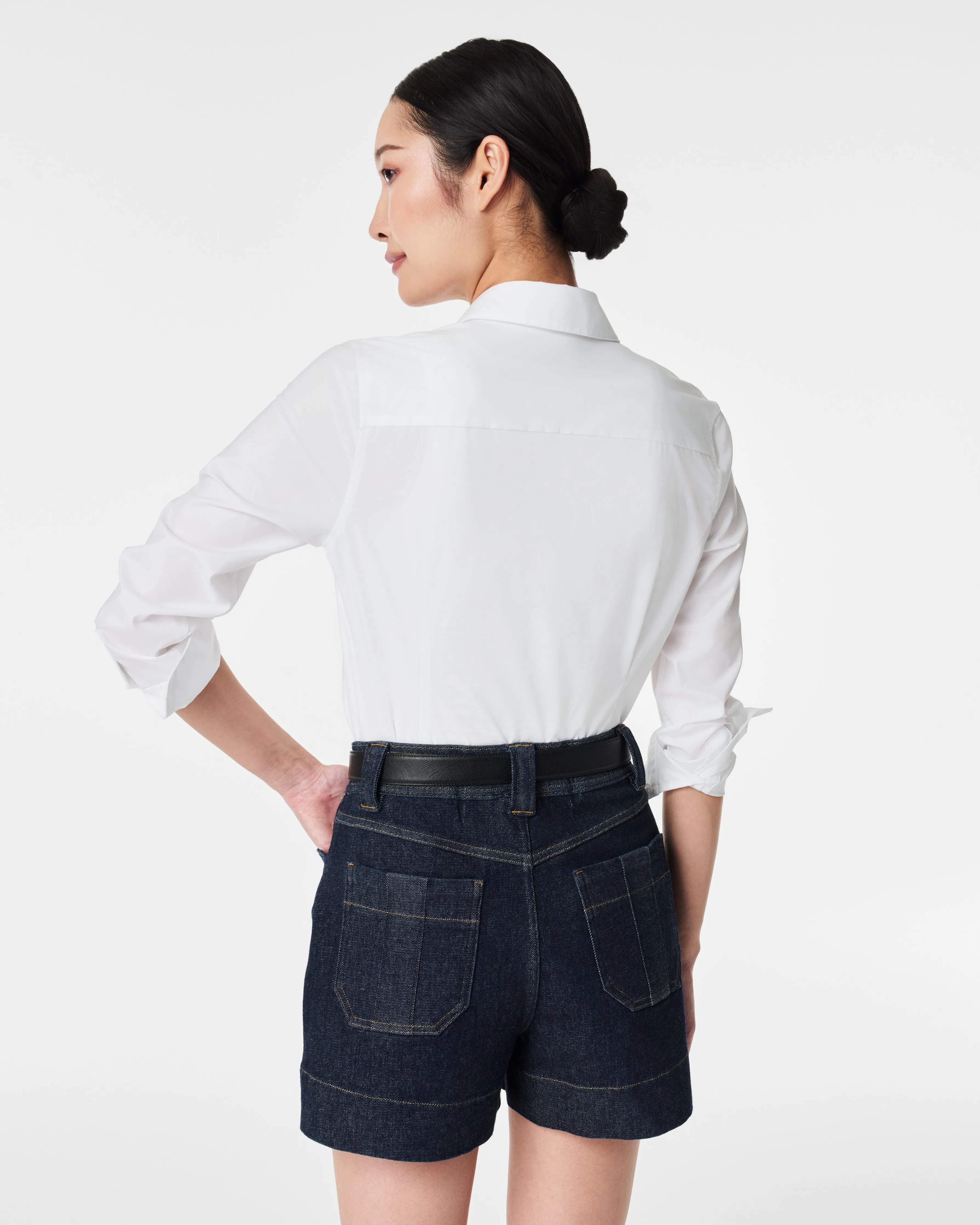 SPANX® Poplin No-Gape Tailored Shirt