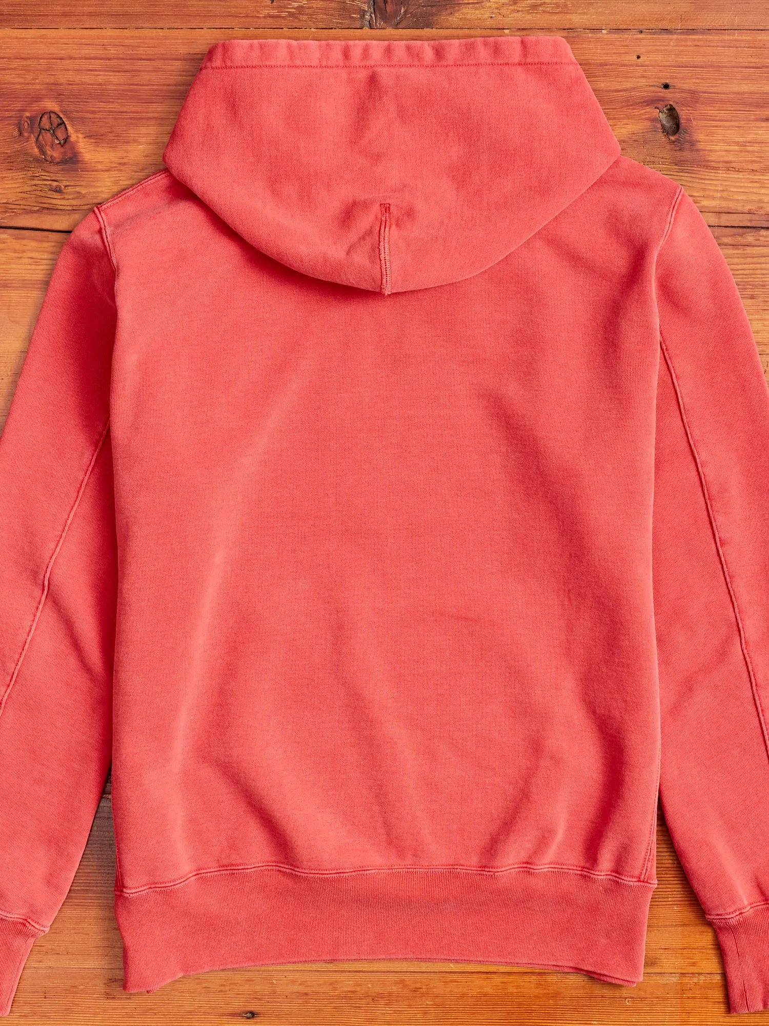 Special Finish Pullover Hoodie in Red