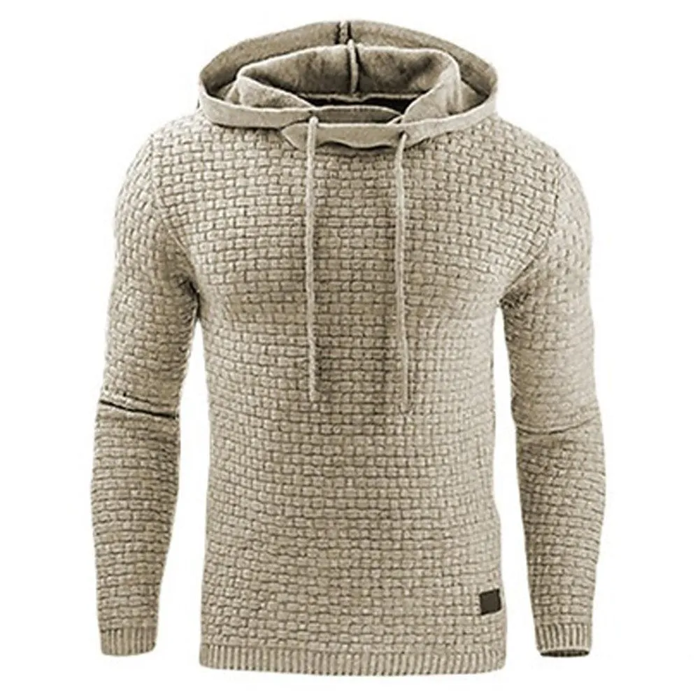 Sweater Long-sleeved  Warm Color Hooded Sweatshirt Jacket Hoodies