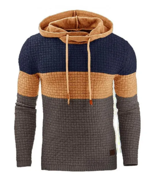 Sweater Long-sleeved  Warm Color Hooded Sweatshirt Jacket Hoodies