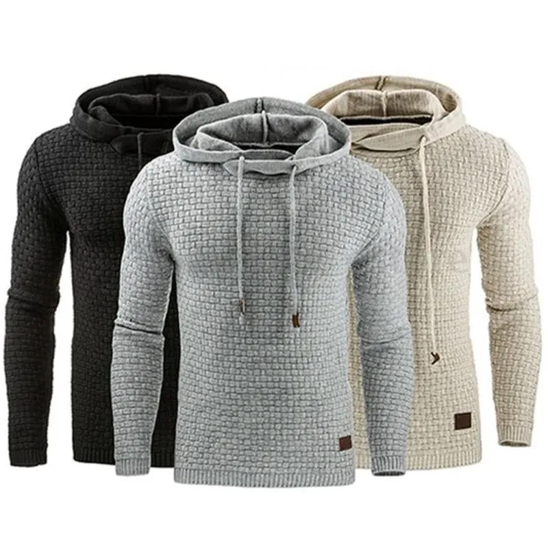 Sweater Long-sleeved  Warm Color Hooded Sweatshirt Jacket Hoodies