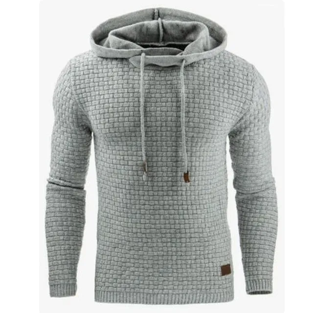 Sweater Long-sleeved  Warm Color Hooded Sweatshirt Jacket Hoodies