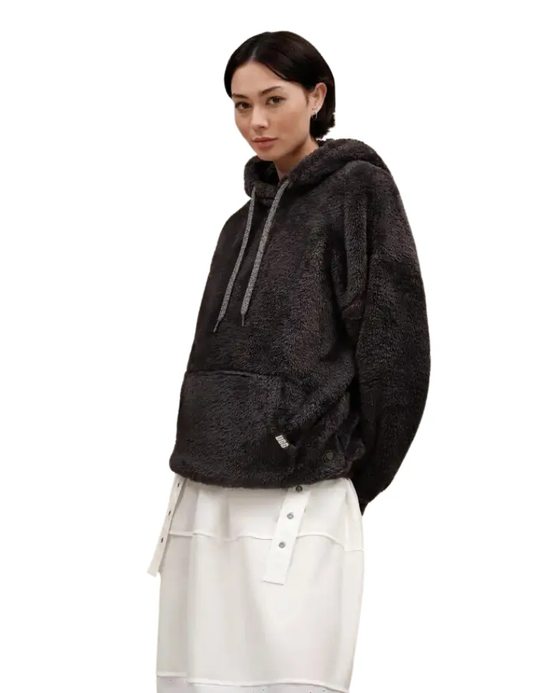 UGG Ink Black Loyra Sherpa Hoodie