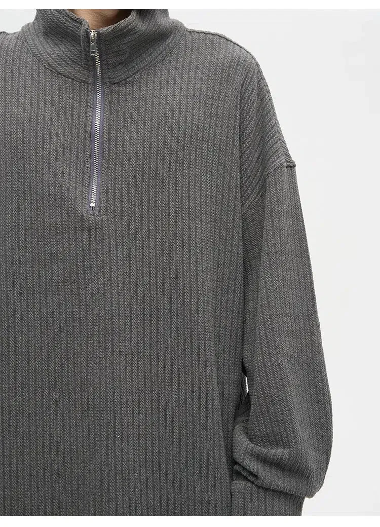 Unisex Half-zip Sweaters