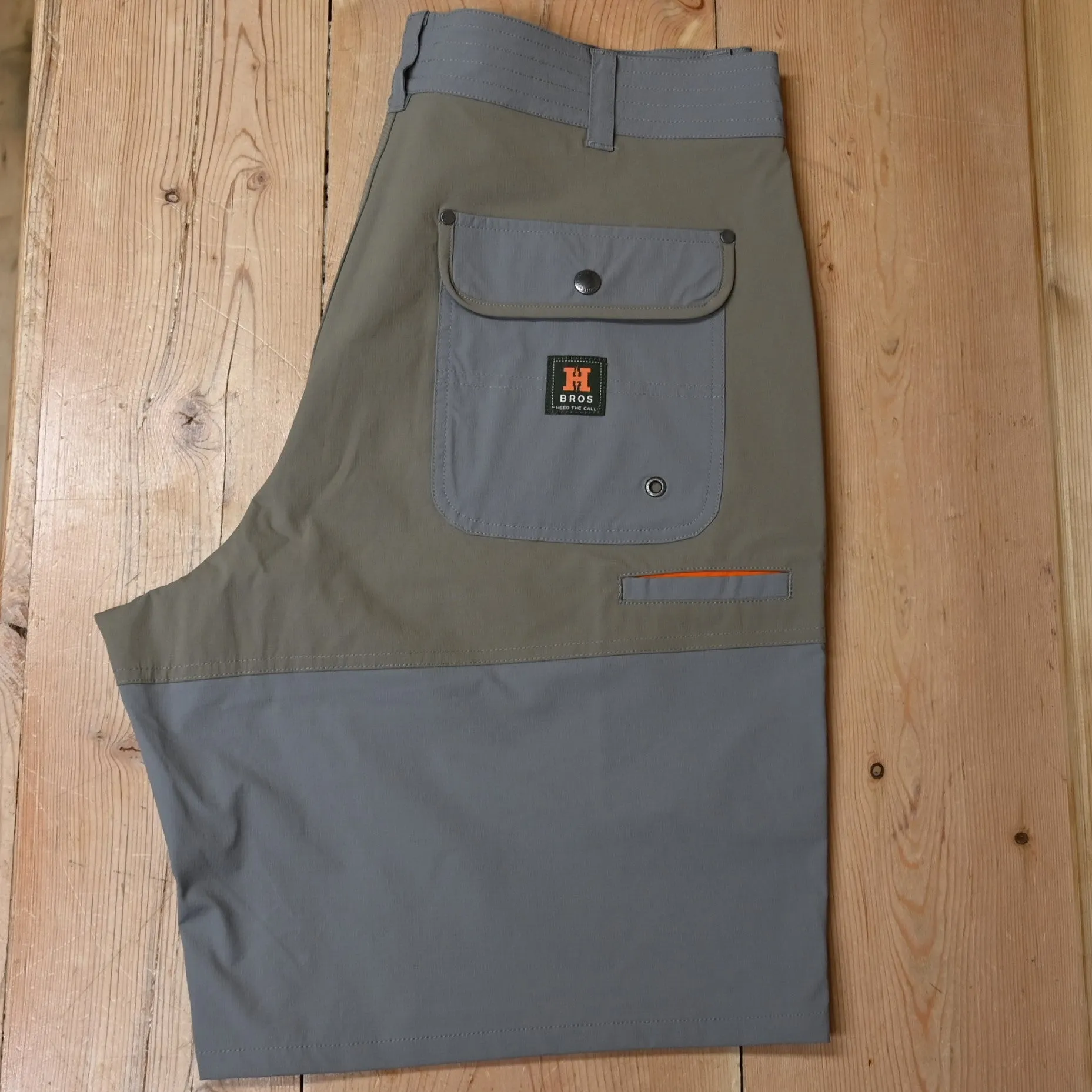 Waterman's Work Shorts in Dove Grey/Taupe