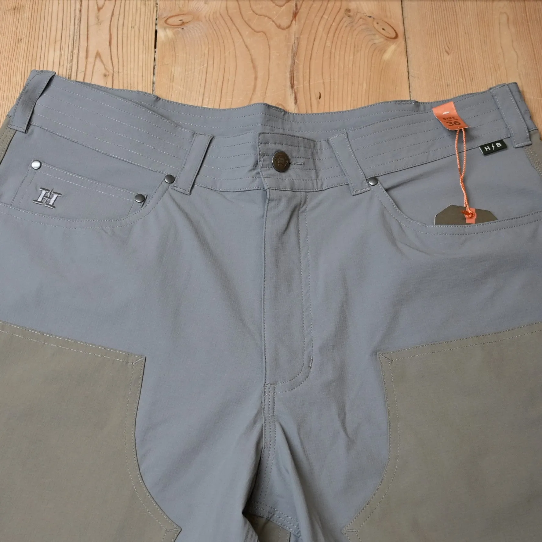 Waterman's Work Shorts in Dove Grey/Taupe